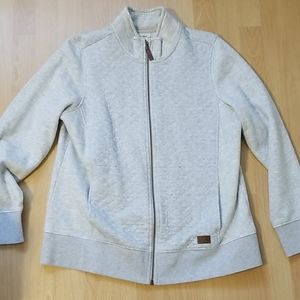 L.L. Bean Quilted Zip Sweatshirt